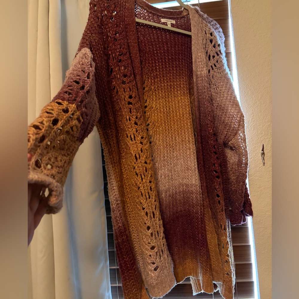 Maurices Open-Knit Cardigan - Picture 2 of 5